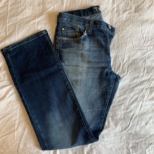 Fidelity Denim Men’s Jeans dark blue and faded denim Size 32